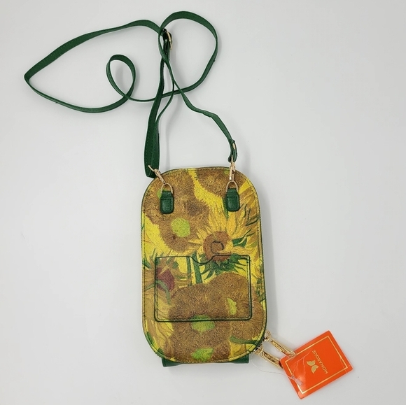 Monarque By Fig Design Group Van Gogh Sunflowers Crossbody - Picture 2 of 7